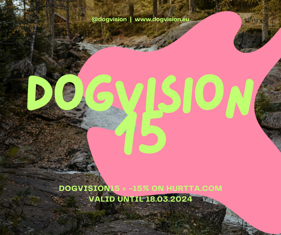 DOGvision. eu Hurtta ambassador, discount code, www.DOGvision.eu